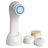 FLYMEI Hot Sonic Facial Cleansing Brush Skin Care System - Face Care Electric Massager - Deeply Cleaning Skin - Waterproof - Natural Anti-aging Microdermabrasion Cleanser Tool Set - Exfoliating Dead Skin Cells and Scrub Cleaning - Stimulate Collagen 
