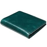 Itslife Women's Rfid Blocking Small Compact Bifold Leather Pocket Wallet Ladies Mini Purse with id Window