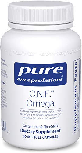 Pure Encapsulations - O.N.E. Omega - Fish Oil Capsules to Support Cardiovascular, Joint, Cognitive, and Skin Health* - 60 Softgel Capsules