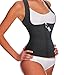 Gotoly Slimming Neoprene Vest Hot Sweat Shirt Body Shapers for Smooth Muffin Top (4XL, Black)