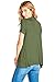 12 Ami Basic Solid Short Sleeve Open Front Cardigan Olive Extra Large