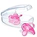 Chicco PhysioForma 100% Soft Silicone One Piece Pacifier for Babies Aged 6-16 Months | BPA & Latex Free | Reusable Sterilizing Case | Pink, 2pk