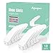 AQUAPRO Shoe Slots Organizer, Adjustable Shoe Stacker Space Saver, Double Deck Shoe Rack Holder for Closet Organization (10-Pack)(White)…