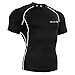 Baleaf Men's Short Sleeve Running Fitness Workout Compression Base Layer Shirt