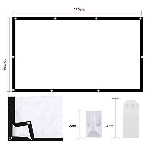 1 Micsoa+Portable+Projector+Screen+Inch