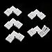 LEORX LED Strip Connector 5050 LED Connector 10mm LED RGB Connector L-shape LED Strip Light Connectors (5pcs)