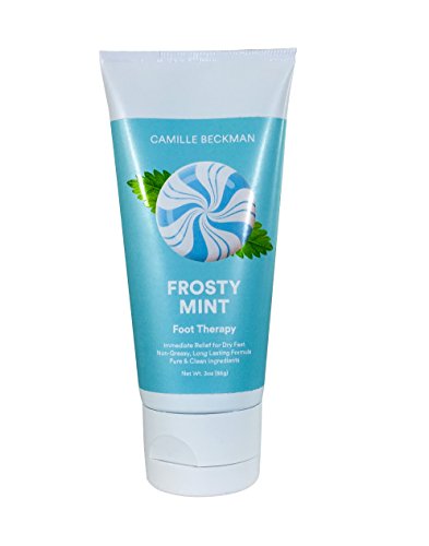 Camille Beckman, Foot Therapy Moisturizing Cream, Frosty Mint, 3 Ounce