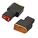 3PCS ShareGoo No Wires Male XT90 XT-90 Plug to Female Deans T Plug Adapter Connector Wireless Conversion for RC Lipo NiMH Battery Charger