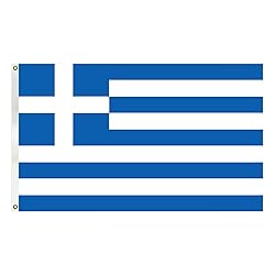 GSYLPFT Greece Flags for Outside 3x5 Greek Flag