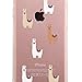 365 Printing Llama Pattern iPhone 7 7S Phone Case Cute Clear Phonecase (iPhone 7)