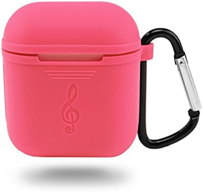 AirPods Soft Silicone Waterproof Shock Resistant Protective Case Cover Carrying Case with Keychain for AirPods Accessories