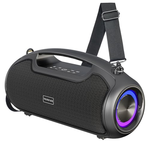 Portable Bluetooth Speaker, (200W MAX) 120W Powerful Wireless Speaker, IP65 Waterproof Bluetooth Speaker, Deep Bass/DSP/Bluetooth 5.3/TF/USB, Ideal for Parties, Outdoors, Family, Gift