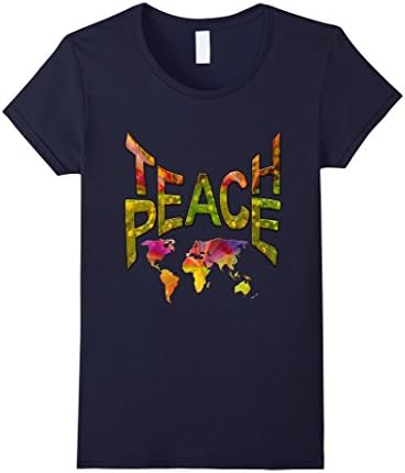 Women's Teach Peace - Nadine May XL Navy