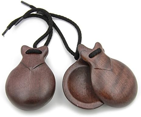 Semi-Professional Jale Spanish Flamenco Castanets Castañuelas Imitación Granadillo Made In Spain Ref#107 (5)