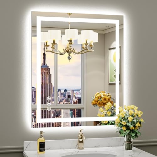 Briivue Inch LED Bathroom Mirror Lights Backlit