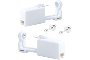 AM RIGHT THIRTY Ear Piercing Kit, 2 Pcs Disposable Ear Piercing Gun with Preloaded Ear Stud, at Home Self Ear Piercing Gun Kit