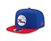New Era NBA Philadelphia 76ers Men's 9Fifty Original Fit 2Tone Snapback Cap, One Size, Royal