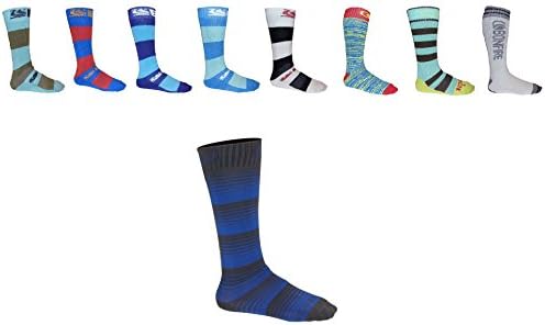 Bonfire Sport Premium Snowboard Socks / Ski Socks Unisex ✓ Performance Winter Sport Socks with Reinforced Compression Arch (BFS 115, L/XL)