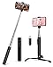 Selfie Stick Tripod, BlitzWolf Lightweight Aluminum All in One Extendable Selfie Stick with Bluetooth Remote Compatible for iPhone Xs Max/Xs/XR/X/8/8P/7/7P/6S/6/5, Galaxy S10/9/8/7/6, Huawei, More