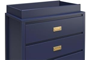 Little Seeds Monarch Hill Haven Navy Changing Table Topper