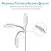 Lumsing Lightning to USB Cable Apple Certified Sync and Charging Cord(9.9 Feet/3M) with Ultra Compact Connector Head for iPhone, iPod and iPad(White)