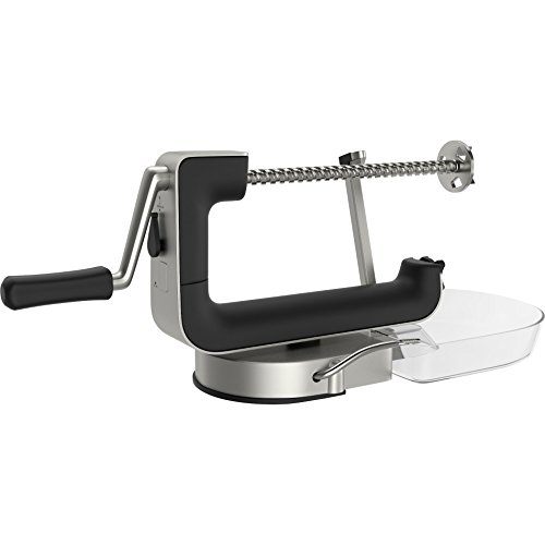 bonVIVO Kitchen Wizard, Stainless Steel Fruit and Vegetable Spiralizer (5 Blades), Practical And Convenient Multi-Functional Kitchen Tool For The Home Cook