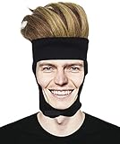 HalloweenPartyOnlineMen's Comic Gambit Character Wig | Brown Wigs Premium Breathable Capless Cap HM-1246 Adult