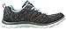 Skechers Flex Appeal Pretty City Womens Sneakers Black/Light Blue 9