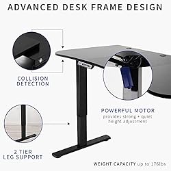 VIVO Electric Height Adjustable 63 x 32 inch Stand