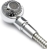Hairstore Shower Head Spray Sprayer with Two Water Flow Modes Chrome 2M Hose view 1