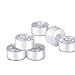 eBoot 25 Pack White Prewound Thread Bobbins with Bobbin Box Organizers for Brother/Babylock/Janome/Kenmore/Elna/Singer