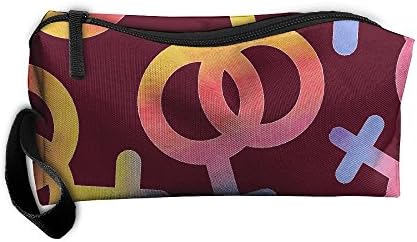 Rainbow Female Gay Symbol Men Women Toiletry Shaving Kit Organizers Lightweight Portable Travel Makeup Bags Cosmetic Pouch With Zipper