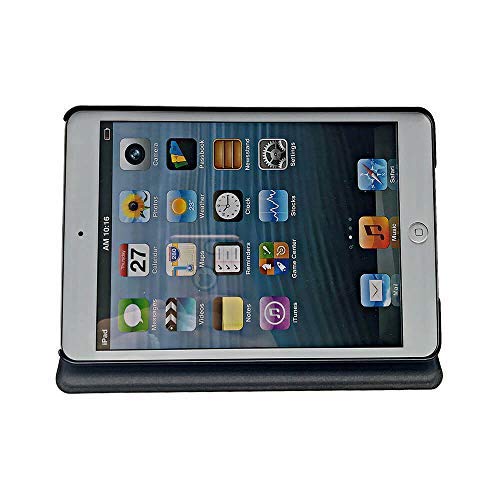 Cute Girl Case for Apple iPad Mini 3 2 1 (Black, with Glass Screen Protector) by LFX Tech