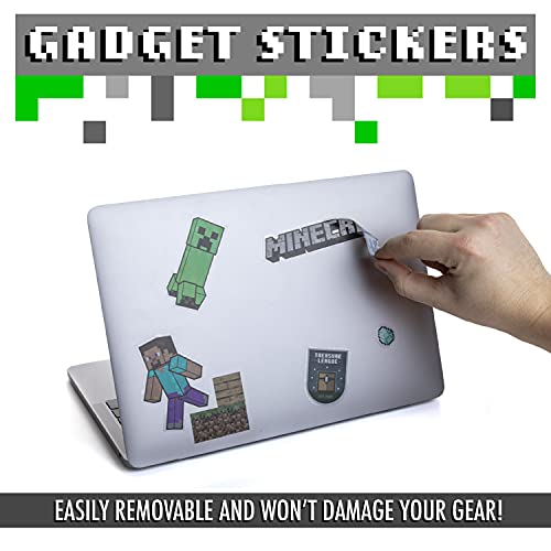 Paladone Minecraft Gadget Decals Includes 4 Sheets Removable Vinyl