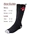THERMO GEAR Heated Wool Socks, Electric Running, Hiking, and Hunting Socks for Men and Women (LARGE, BLACK)