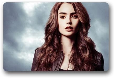 Clary The Mortal Instruments City Of Bones Custom Outdoor Indoor Doormat Personalized Design Machine-Wahable Neoprene Rubber Doormat 23.6x15.7 Inch