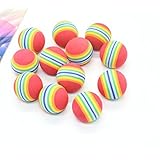 Pack of 12 Colorful Soft Foam Rainbow Play Balls