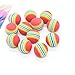Yonisun Pack of 12 Colorful Soft Foam Rainbow Play Balls for Pet Cat