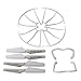 AVAWO Upgraded 4 Colors for Syma X5 X5C X5C-1 Spare Parts Main Blade Propellers & Motor & Propeller Protectors Blades Frame & Landing Skid Included Mounting Screws for RC Mini Quadcopter Toy