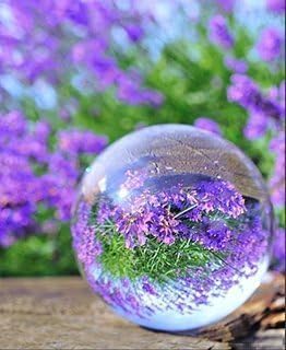 New Clear Crystal Ball, Crystal Meditation Ball Globe (60MM(2.36"), Clear Without Stand)