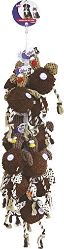 Ethical Dog 4353RP 12 Piece Gigglers Chicken Rope Assorted D