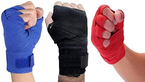 VELLORA Boxing Wraps MMA Gloves Inner Boxing Gloves for Men Women Youth - EZ-Off & On - Thick Knuckle Padding - Breathable Fabric Hand Wraps Heavy Bag Gloves 180” inch.