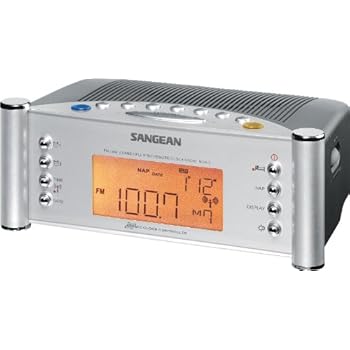 Amazon.com: Sangean RCR-2 AM/FM Atomic Clock Radio (Silver): Home Audio