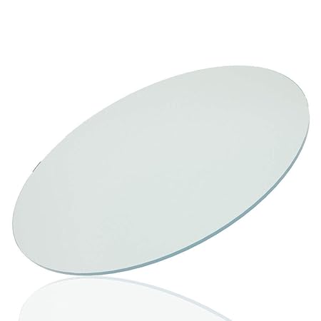 PANNOBELLO Glasplatte Rund 600 mm x 10 mm Glasscheibe Sicherheitsglas Klarglas Klar Tischplatte