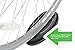 AccelaVelo Mag-X Indoor Magnetic Bike Trainer – Features Constant Magnetic Resistance & Quick Release Wheel Lock – Ride Your Bike Like A Pro Indoors – 2-Year Warranty – White & Black