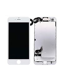 Pantalla de repuesto compatible con iPhone 6S Plus de montaje completo, digitalizador de pantalla táctil LCD 3D con altavoz auditivo, sensores y cámara frontal, compatible con todos los iPhone 6S Plus.