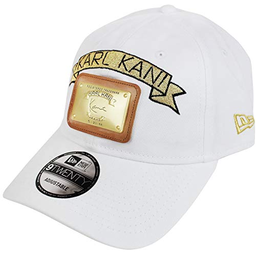 Karl Kani New Era Gold Plate Dad Hat Embroidered Baseball Cap Black Red White