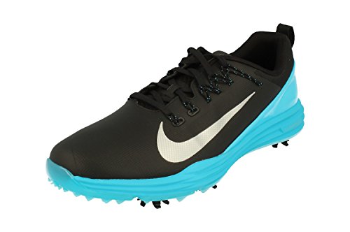 Nike Lunar Command 2 Golf Shoes 2017 Black/Metallic Silver/Blue Fury Medium 12