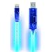 Pilot Electronics EL-1402B Electroluminescent V2 Charge/Sync iPhone 5 Cable, Blue