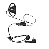 HKLN4599 HKLN4599B Original Motorola D-Style Earpiece with In-Line Microphone and PTT, replaces 56517 56517F